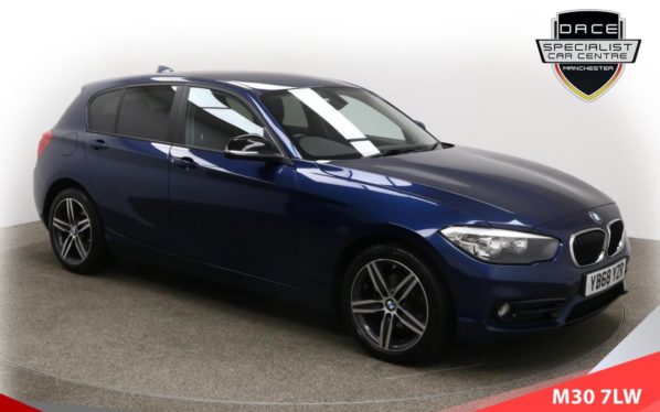 Used 2018 BLUE BMW 1 SERIES Hatchback 1.5 116D SPORT 5d 114 BHP (reg. 2018-12-21) for sale in Ramsbottom