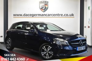 Used 2018 BLUE MERCEDES-BENZ A-CLASS Hatchback 1.5 A 180 D SE EXECUTIVE 5d AUTO 107 BHP (reg. 2018-02-19) for sale in Stretford