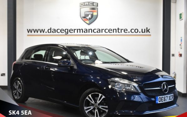 Used 2018 BLUE MERCEDES-BENZ A-CLASS Hatchback 1.5 A 180 D SE EXECUTIVE 5d AUTO 107 BHP (reg. 2018-02-19) for sale in Stretford