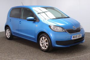 Used 2018 BLUE SKODA CITIGO Hatchback 1.0 SE MPI 5d 59 BHP (reg. 2018-03-29) for sale in Failsworth