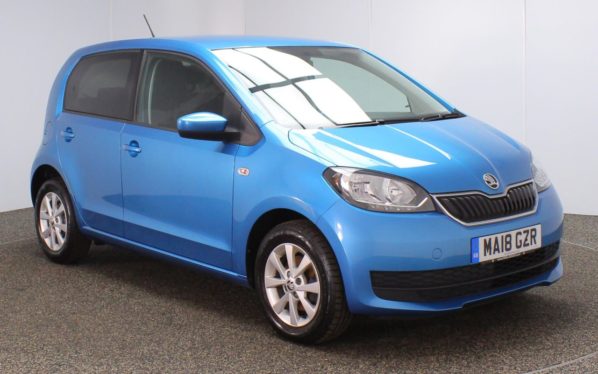 Used 2018 BLUE SKODA CITIGO Hatchback 1.0 SE MPI 5d 59 BHP (reg. 2018-03-29) for sale in Failsworth