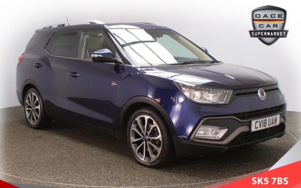 Used 2018 BLUE SSANGYONG TIVOLI XLV 4x4 1.6 ELX 5d 113 BHP (reg. 2018-06-27) for sale in Failsworth
