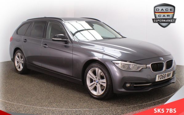 Used 2018 GREY BMW 3 SERIES Estate 1.5 318I SPORT TOURING 5d AUTO 135 BHP (reg. 2018-09-01) for sale in Failsworth