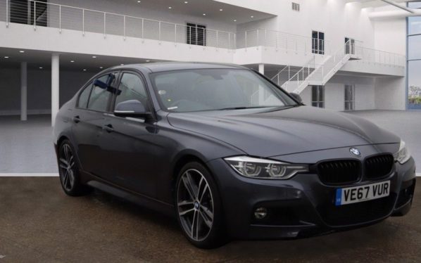 Used 2018 GREY BMW 3 SERIES Saloon 3.0 330D M SPORT SHADOW EDITION 4d AUTO 255 BHP (reg. 2018-01-20) for sale in Stretford