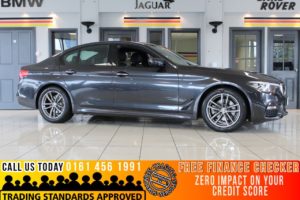Used 2018 GREY BMW 5 SERIES Saloon 2.0 520D XDRIVE M SPORT 4d AUTO 188 BHP (reg. 2018-03-12) for sale in Bramhall
