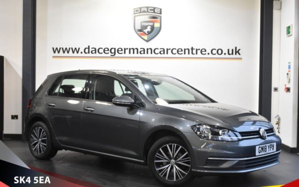 Used 2018 GREY VOLKSWAGEN GOLF Hatchback 1.0 SE NAVIGATION TSI BLUEMOTION TECHNOLOGY 5d 109 BHP (reg. 2018-07-04) for sale in Stretford