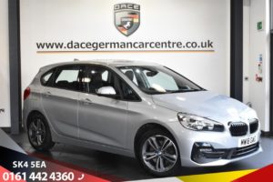 Used 2018 SILVER BMW 2 SERIES ACTIVE TOURER Hatchback 2.0 218D SPORT 5DR AUTO 148 BHP (reg. 2018-05-22) for sale in Stretford