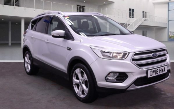 Used 2018 SILVER FORD KUGA Hatchback 1.5 ZETEC TDCI 5d AUTO 119 BHP (reg. 2018-03-20) for sale in Ramsbottom