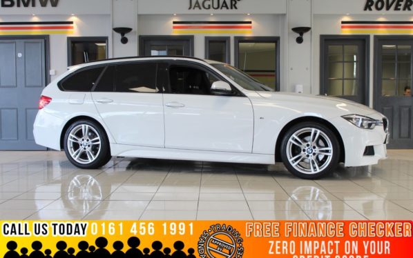 Used 2018 WHITE BMW 3 SERIES Estate 2.0 320D M SPORT TOURING 5d AUTO 188 BHP (reg. 2018-05-31) for sale in Bramhall