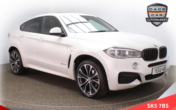 Used 2019 WHITE BMW X6 4x4 3.0 XDRIVE30D M SPORT EDITION 4d AUTO 255 BHP (reg. 2019-01-31) for sale in Failsworth