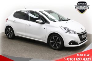 Used 2019 WHITE PEUGEOT 208 Hatchback 1.2 S/S TECH EDITION 5d AUTO 110 BHP (reg. 2019-04-23) for sale in Ramsbottom