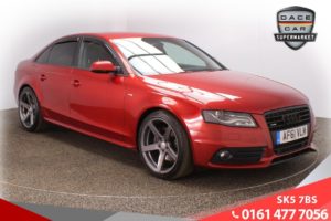 Used 2011 RED AUDI A4 Saloon 3.0 TDI QUATTRO BLACK EDITION 4d 237 BHP (reg. 2011-09-10) for sale in Lees