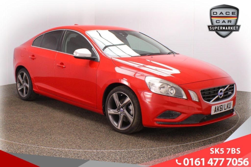 Used 2011 RED VOLVO S60  1.6 DRIVE R-DESIGN S/S 4d 113 BHP (reg. 2011-09-30) for sale in Lees