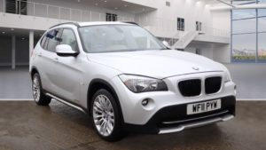 Used 2011 SILVER BMW X1 Estate 2.0 SDRIVE20D SE 5d AUTO 174 BHP (reg. 2011-07-27) for sale in Bowdon