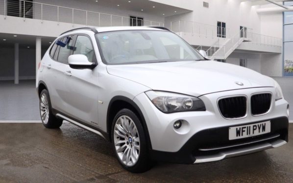 Used 2011 SILVER BMW X1 Estate 2.0 SDRIVE20D SE 5d AUTO 174 BHP (reg. 2011-07-27) for sale in Bowdon