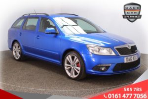 Used 2012 BLUE SKODA OCTAVIA Estate 2.0 VRS TFSI DSG 5d AUTO 198 BHP (reg. 2012-04-27) for sale in Lees