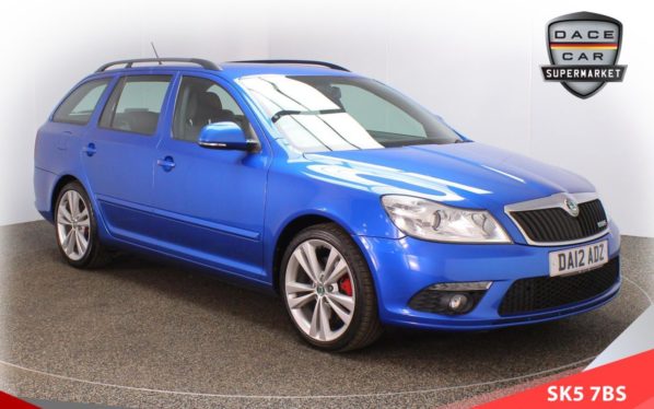 Used 2012 BLUE SKODA OCTAVIA Estate 2.0 VRS TFSI DSG 5d AUTO 198 BHP (reg. 2012-04-27) for sale in Lees