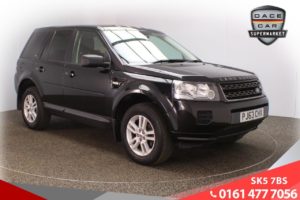 Used 2013 BLACK LAND ROVER FREELANDER Estate 2.2 TD4 BLACK AND WHITE 5d 150 BHP (reg. 2013-11-14) for sale in Lees