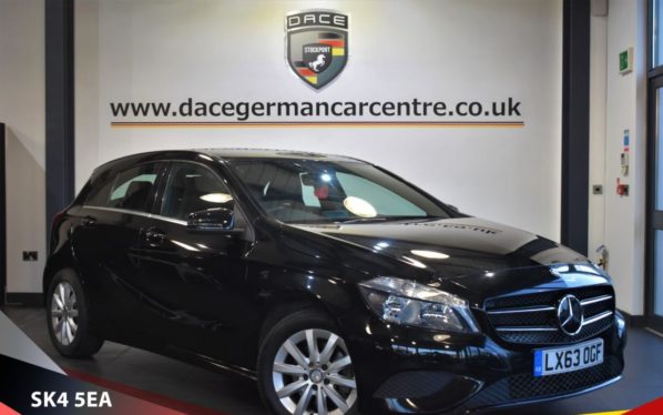 Used 2013 BLACK MERCEDES-BENZ A-CLASS Hatchback 1.6 A180 BLUEEFFICIENCY SE 5d 122 BHP (reg. 2013-10-05) for sale in Bowdon