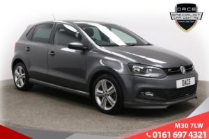 Used 2013 GREY VOLKSWAGEN POLO Hatchback 1.2 R LINE TSI 5d 104 BHP (reg. 2013-06-28) for sale in Tottington