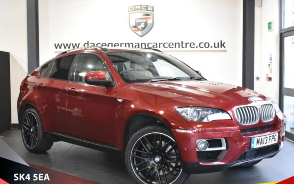 Used 2013 RED BMW X6 4x4 4.4 XDRIVE50I 4d AUTO 402 BHP (reg. 2013-03-28) for sale in Bowdon