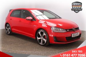 Used 2013 RED VOLKSWAGEN GOLF Hatchback 2.0 GTI DSG 5d 218 BHP (reg. 2013-09-20) for sale in Lees