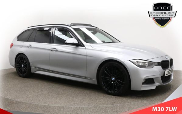 Used 2013 SILVER BMW 3 SERIES Estate 2.0 320D M SPORT TOURING 5d 181 BHP (reg. 2013-06-28) for sale in Tottington