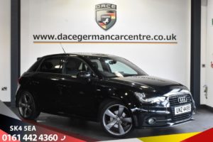 Used 2014 BLACK AUDI A1 Hatchback 1.4 SPORTBACK TFSI BLACK EDITION 5d AUTO 138 BHP (reg. 2014-07-03) for sale in Bowdon