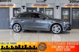Used 2014 GREY AUDI A3 Hatchback 1.6 TDI S LINE 5d AUTO 104 BHP - TO ENQUIRE OR RESERVE CALL 0161 4561991 (reg. 2014-03-28) for sale in Marple