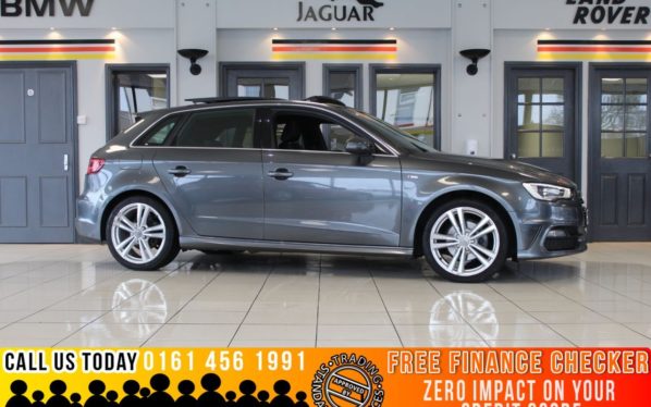 Used 2014 GREY AUDI A3 Hatchback 1.6 TDI S LINE 5d AUTO 104 BHP - TO ENQUIRE OR RESERVE CALL 0161 4561991 (reg. 2014-03-28) for sale in Marple