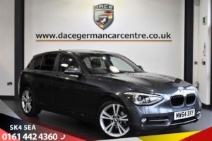Used 2014 GREY BMW 1 SERIES Hatchback 2.0 116D SPORT 5d AUTO 114 BHP (reg. 2014-11-17) for sale in Bowdon