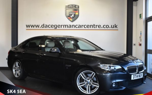 Used 2014 GREY BMW 5 SERIES Saloon 3.0 530D M SPORT 4d AUTO 255 BHP (reg. 2014-07-31) for sale in Bowdon