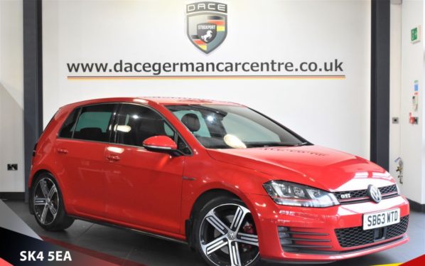 Used 2014 RED VOLKSWAGEN GOLF Hatchback 2.0 GTI 5d 218 BHP (reg. 2014-01-07) for sale in Bowdon
