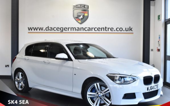 Used 2014 WHITE BMW 1 SERIES Hatchback 2.0 118D M SPORT 5d 141 BHP (reg. 2014-09-09) for sale in Bowdon