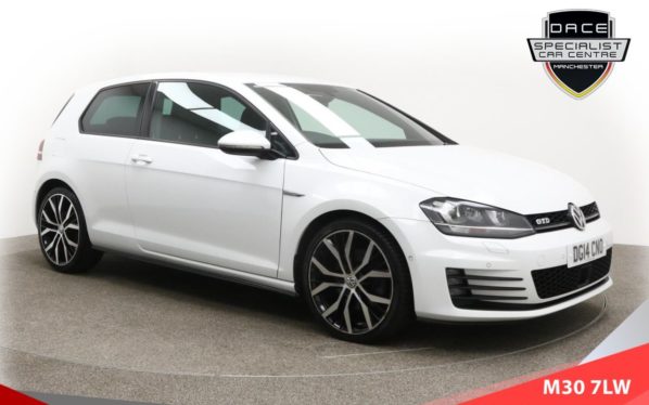 Used 2014 WHITE VOLKSWAGEN GOLF Hatchback 2.0 GTD 3d 182 BHP (reg. 2014-03-04) for sale in Tottington
