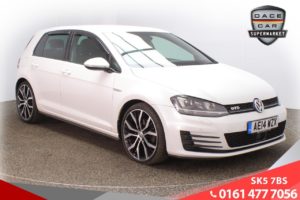 Used 2014 WHITE VOLKSWAGEN GOLF Hatchback 2.0 GTD 5d 181 BHP (reg. 2014-03-17) for sale in Lees