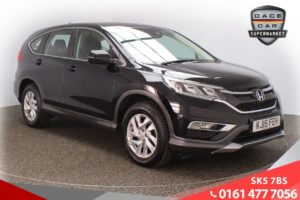 Used 2015 BLACK HONDA CR-V 4x4 1.6 I-DTEC SE NAVI 5d AUTO 158 BHP (reg. 2015-07-29) for sale in Lees