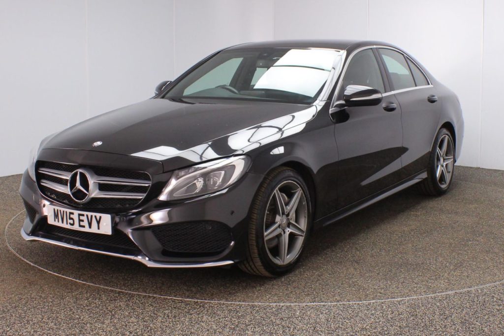 Used_2015_BLACK_MERCEDES-BENZ_C-CLASS_2