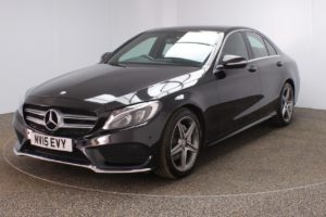 Used_2015_BLACK_MERCEDES-BENZ_C-CLASS_2
