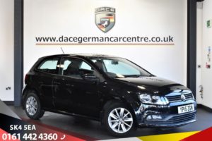 Used 2015 BLACK VOLKSWAGEN POLO Hatchback 1.0 SE 3d 60 BHP (reg. 2015-06-01) for sale in Bowdon