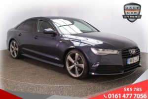 Used 2015 BLUE AUDI A6 Saloon 2.0 TDI ULTRA BLACK EDITION 4d AUTO 188 BHP (reg. 2015-03-11) for sale in Lees