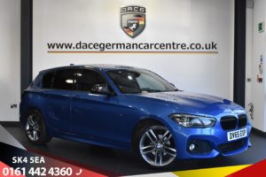 Used 2015 BLUE BMW 1 SERIES Hatchback 1.5 116D M SPORT 5d 114 BHP (reg. 2015-09-25) for sale in Bowdon