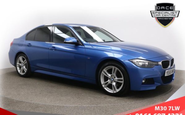 Used 2015 BLUE BMW 3 SERIES Saloon 2.0 320D XDRIVE M SPORT 4d AUTO 188 BHP (reg. 2015-10-13) for sale in Tottington