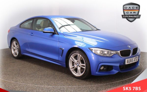 Used 2015 BLUE BMW 4 SERIES Coupe 3.0 435D XDRIVE M SPORT 2d AUTO 309 BHP (reg. 2015-09-09) for sale in Lees