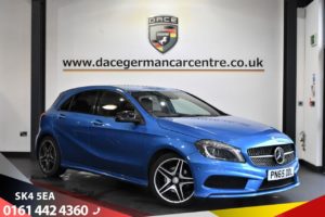 Used 2015 BLUE MERCEDES-BENZ A-CLASS Hatchback 2.1 A200 CDI AMG NIGHT EDITION 5d 134 BHP (reg. 2015-09-29) for sale in Bowdon