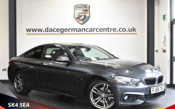 Used 2015 GREY BMW 4 SERIES Coupe 2.0 420D XDRIVE M SPORT 2d AUTO 188 BHP (reg. 2015-09-02) for sale in Bowdon