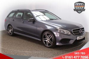 Used 2015 GREY MERCEDES-BENZ E-CLASS Estate 2.1 E220 BLUETEC AMG NIGHT EDITION 5d AUTO 174 BHP (reg. 2015-09-30) for sale in Lees