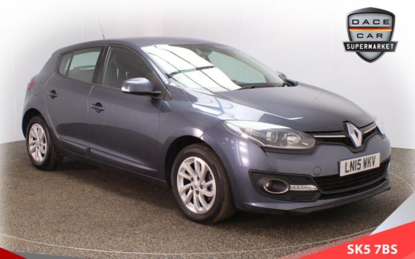 Used 2015 GREY RENAULT MEGANE Hatchback 1.5 DYNAMIQUE TOMTOM ENERGY DCI S/S 5d 110 BHP (reg. 2015-05-21) for sale in Lees