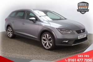 Used 2015 GREY SEAT LEON Estate 2.0 X-PERIENCE TDI SE TECHNOLOGY DSG 5d AUTO 184 BHP (reg. 2015-05-27) for sale in Lees