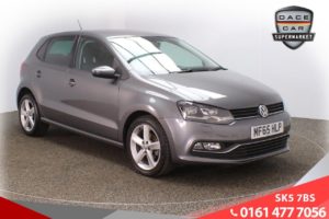 Used 2015 GREY VOLKSWAGEN POLO Hatchback 1.4 SEL TDI BLUEMOTION 5d 89 BHP (reg. 2015-09-02) for sale in Lees